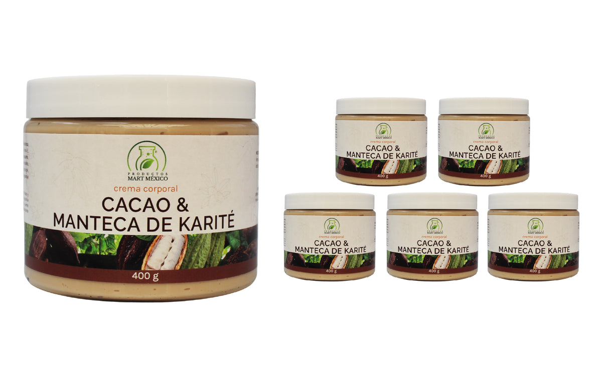 Crema de cacao y manteca de karité antiarrugas