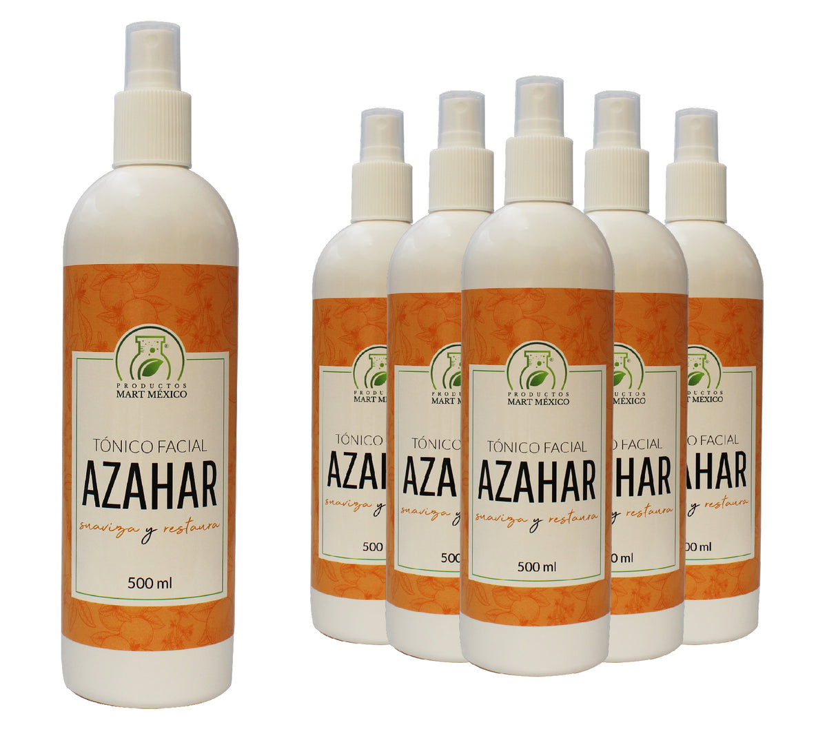 Tónico facial de azahar hidratante