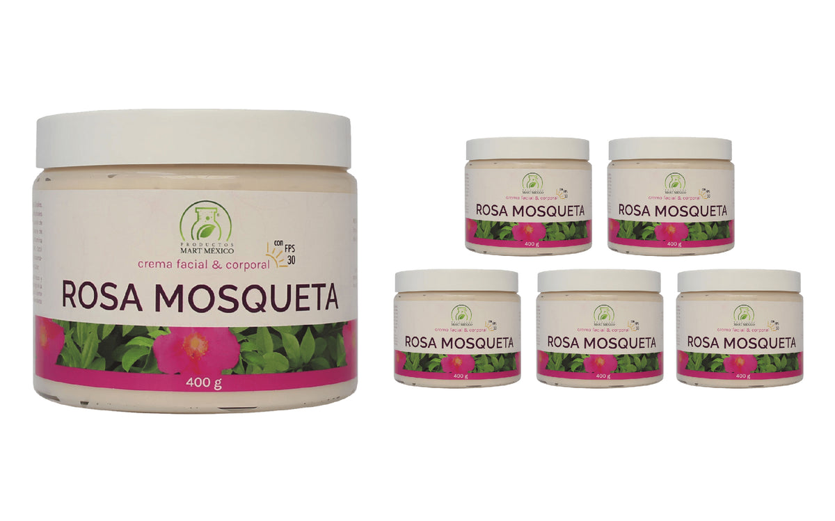 Crema de rosa mosqueta antiedad con filtro solar