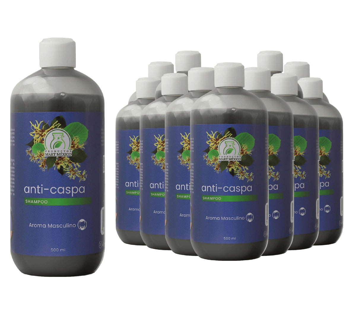 Shampoo anticaspa para hombre limpieza profunda