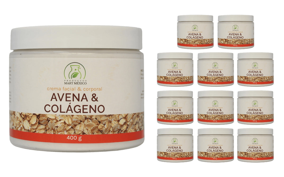 Crema de avena con colágeno para piel seca