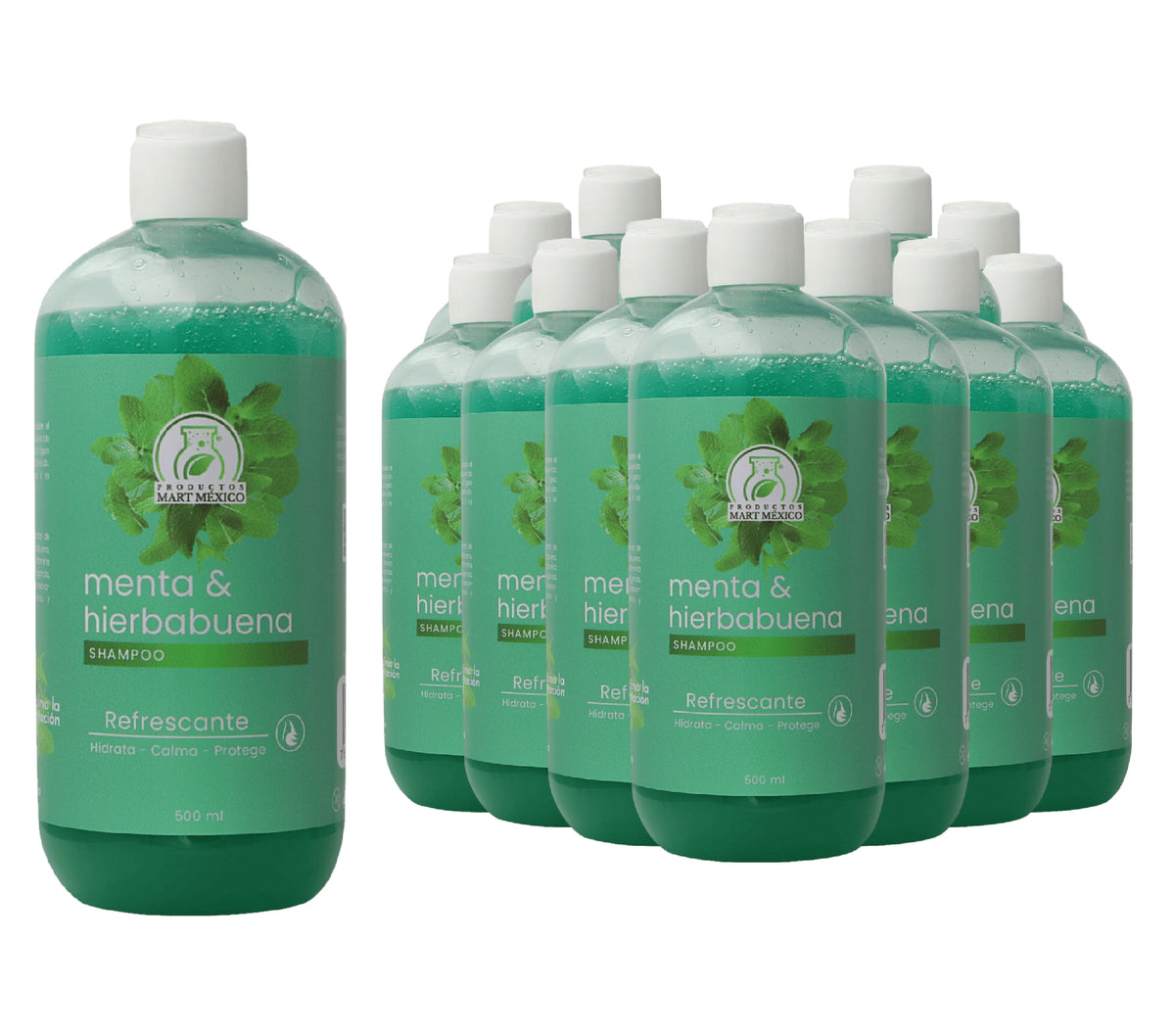 Shampoo de menta-hierbabuena