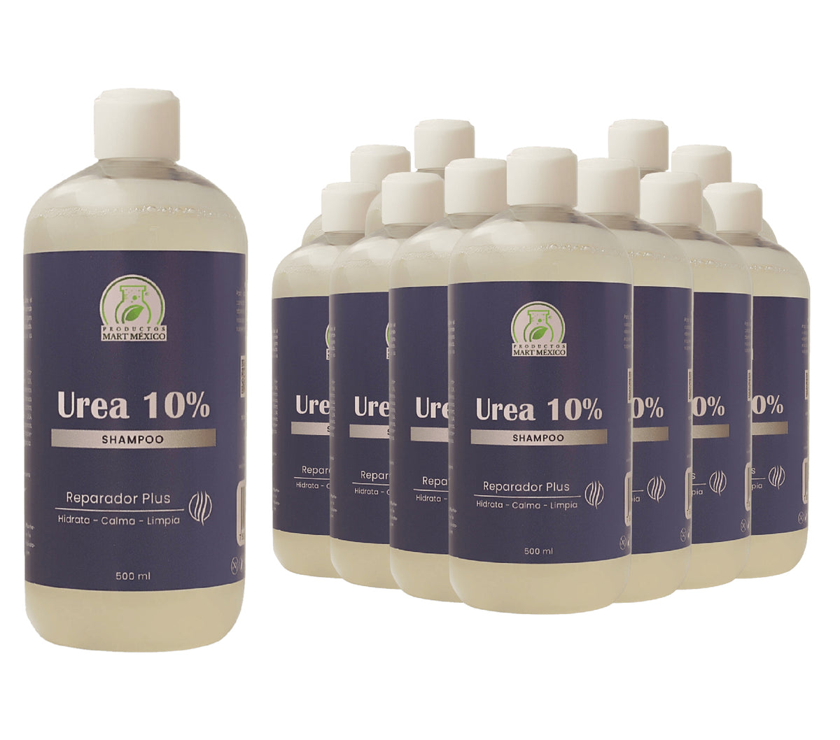 Shampoo capilar calmante urea reparador plus