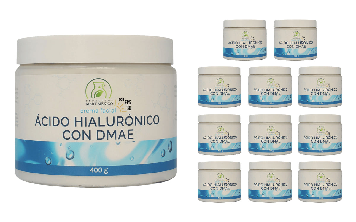Crema facial de hialurónico y DMAE con FPS 30