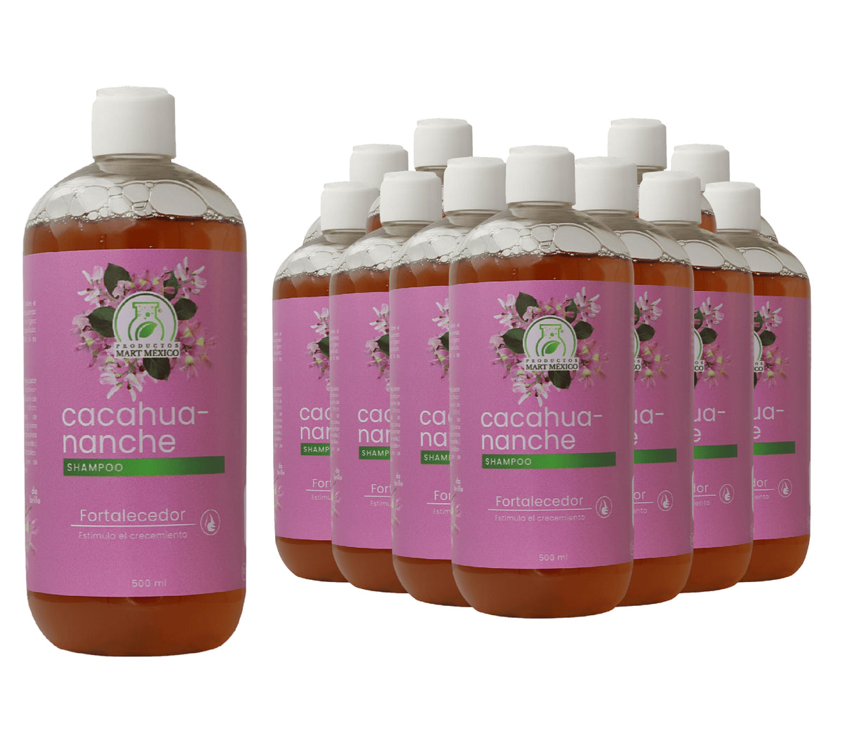 Shampoo extracto de cacahuananche cabello graso