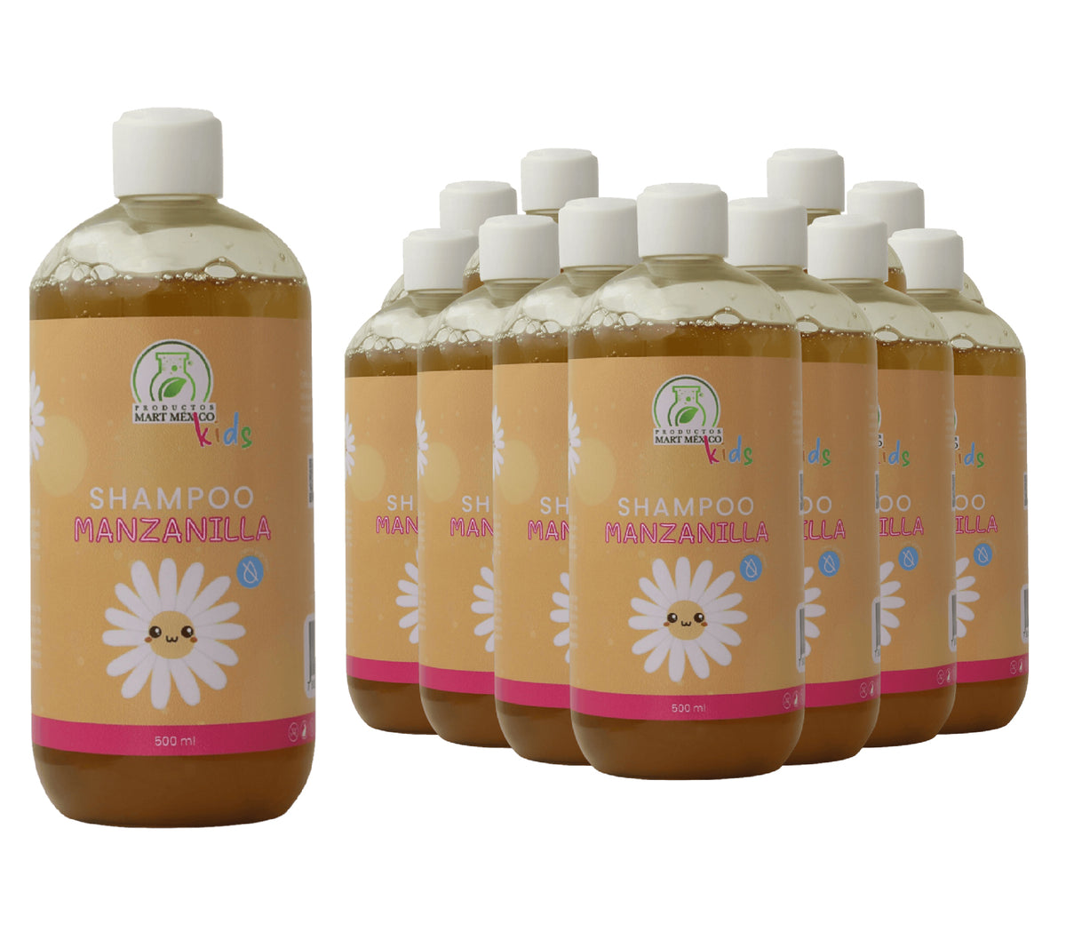 Shampoo capilar de manzanilla libre de lágrimas kids