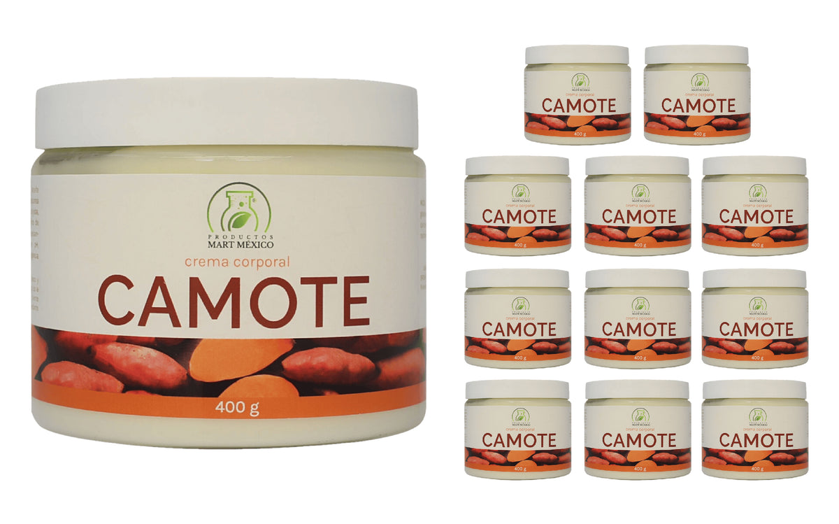 Crema corporal con extracto camote