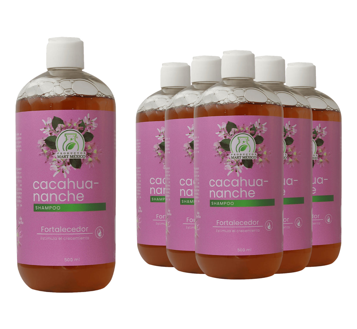 Shampoo extracto de cacahuananche cabello graso
