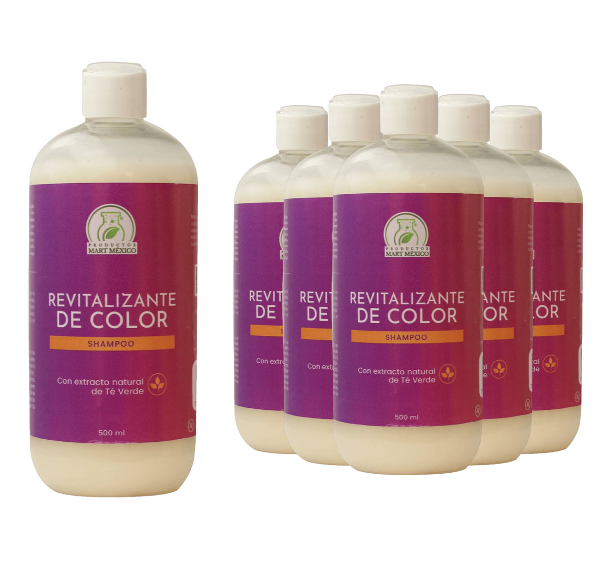 Shampoo capilar revitalizante de color