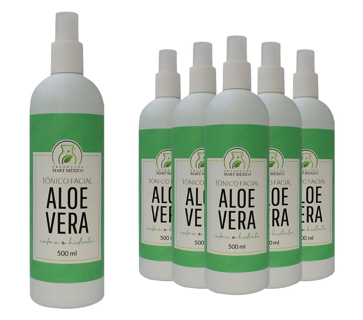 Tónico facial de aloe vera hidratante