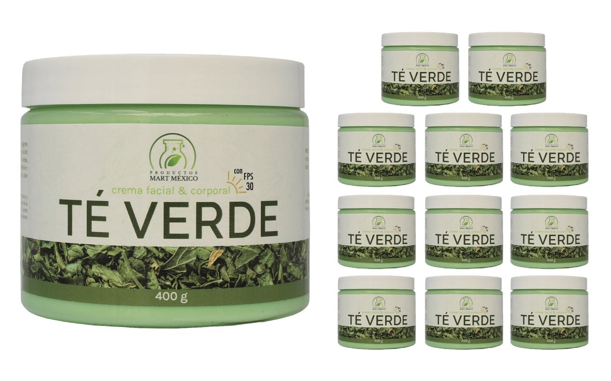 Crema de té verde con FPS 30