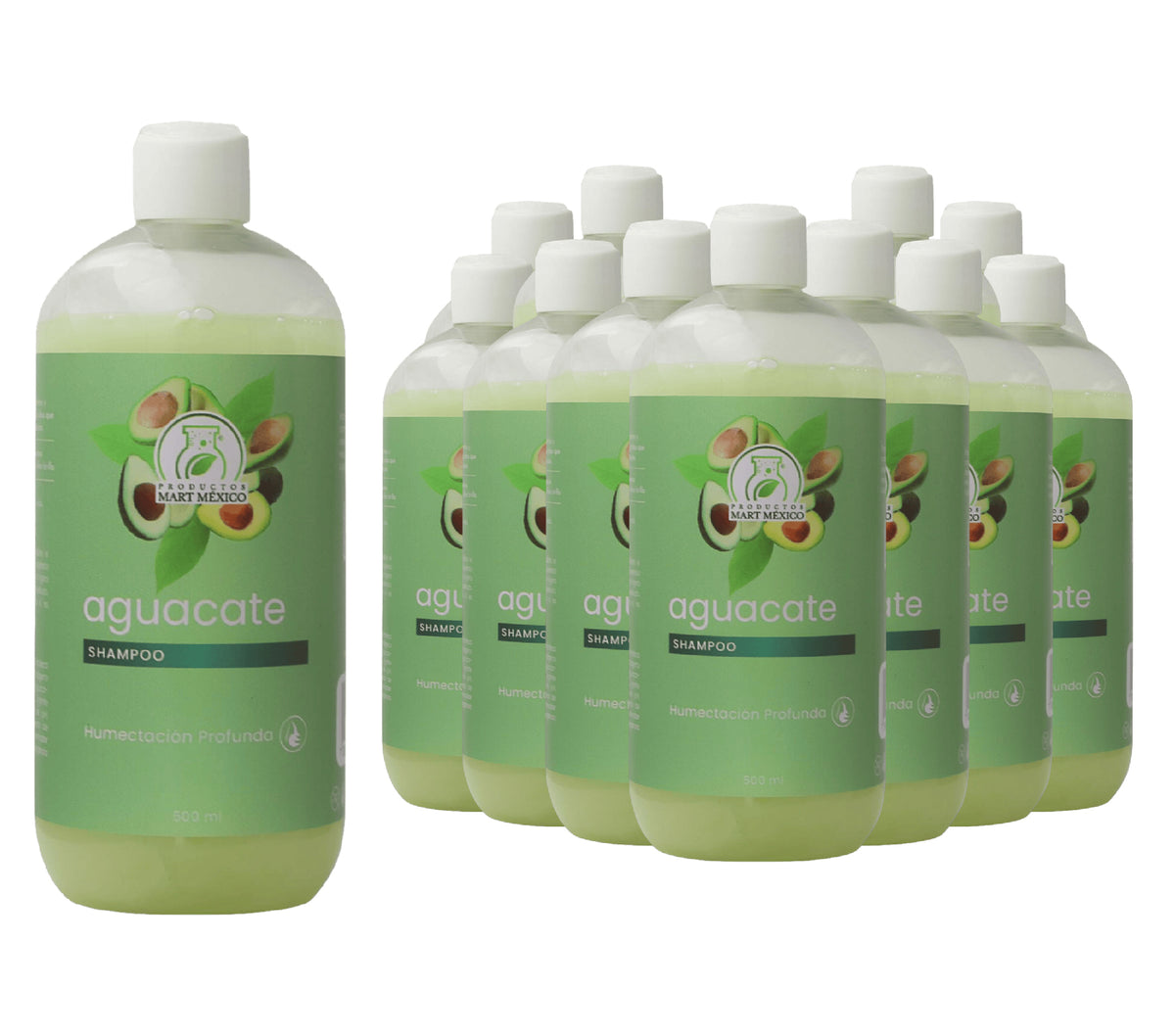 Shampoo capilar de aguacate hidratante