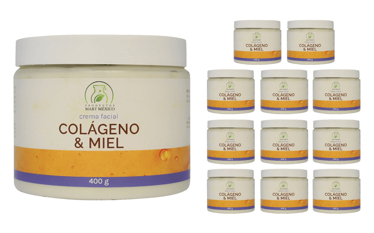 Crema de colágeno con miel antiedad
