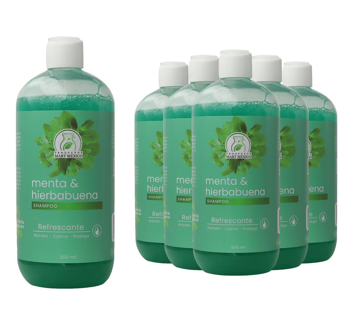 Shampoo de menta-hierbabuena