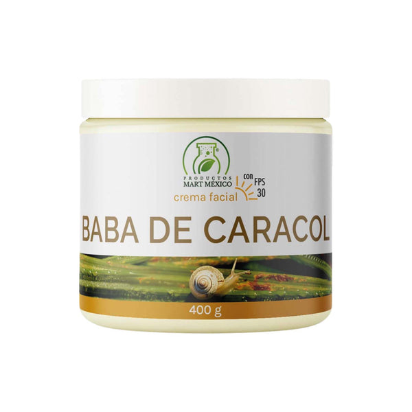 Crema de baba de caracol con FPS 30