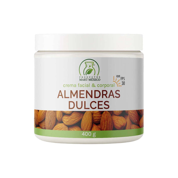 Crema de almendras dulces con FPS 30