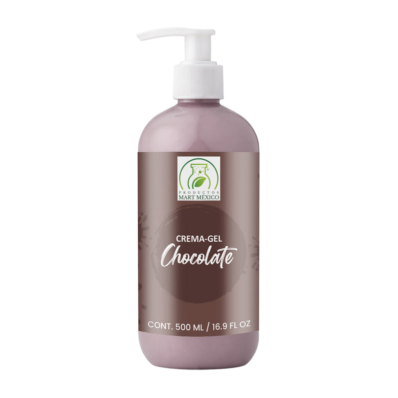 Crema gel facial y corporal chocolate nutritiva 500 ml
