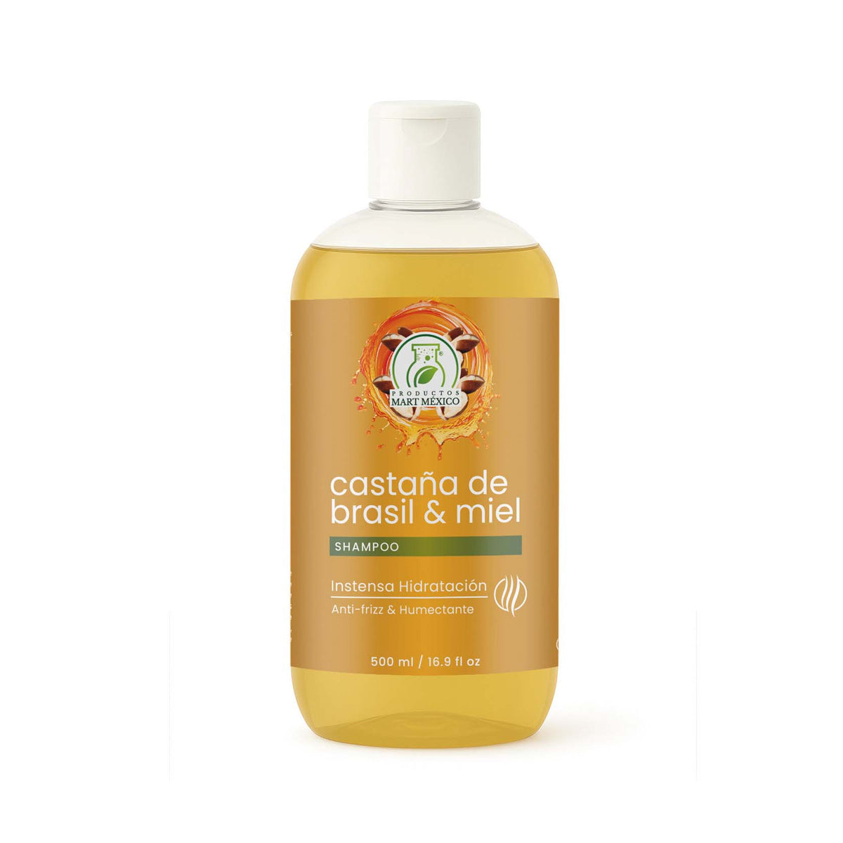 Shampoo capilar miel y castaña de brasil