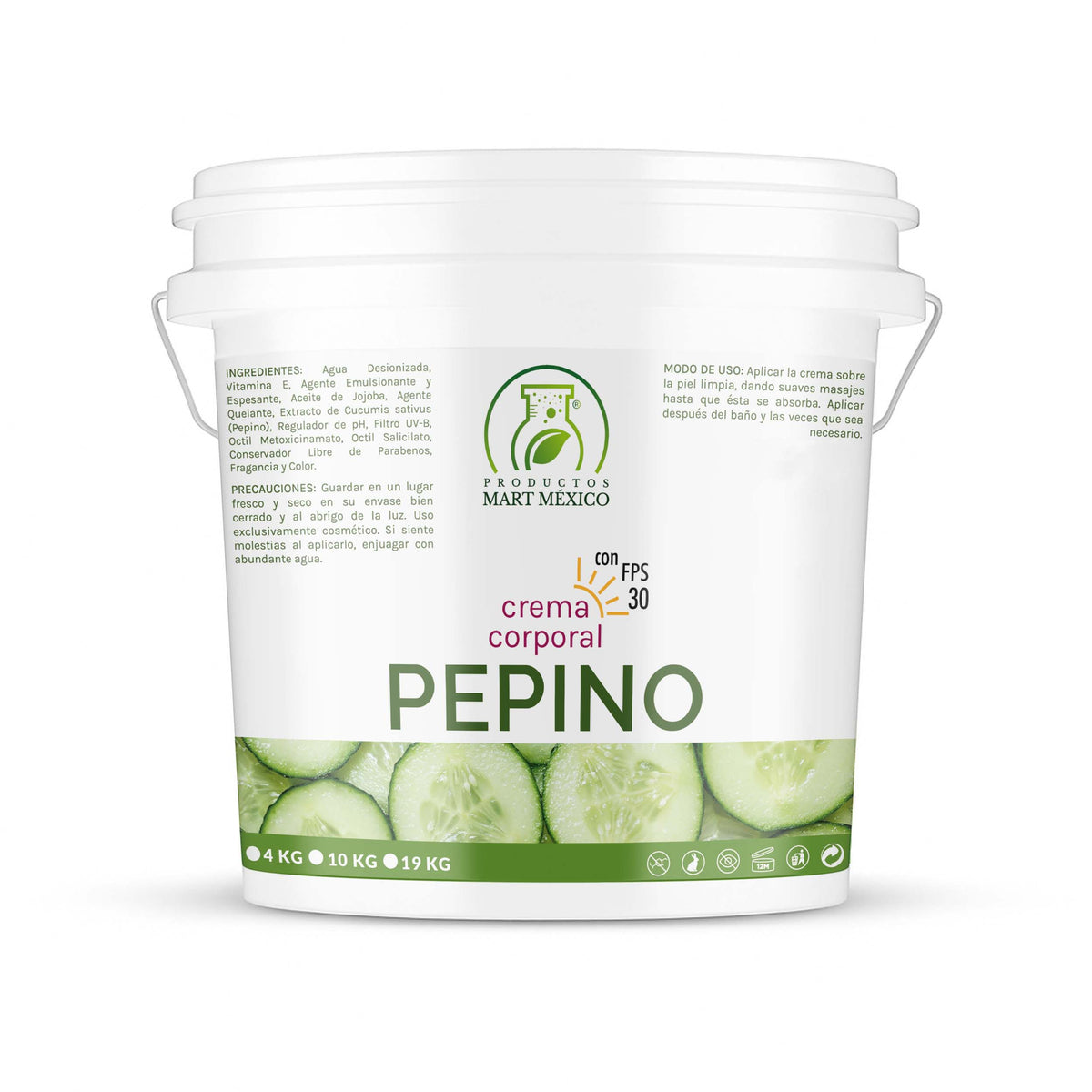 Crema de pepino con FPS 30