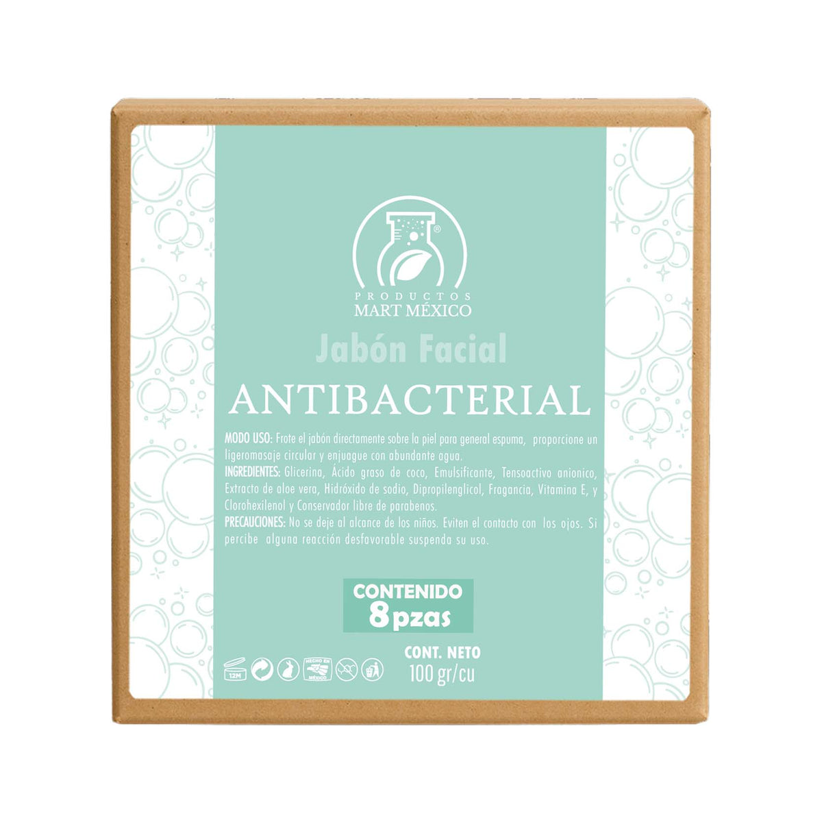 Jabón antibacterial con aloe vera