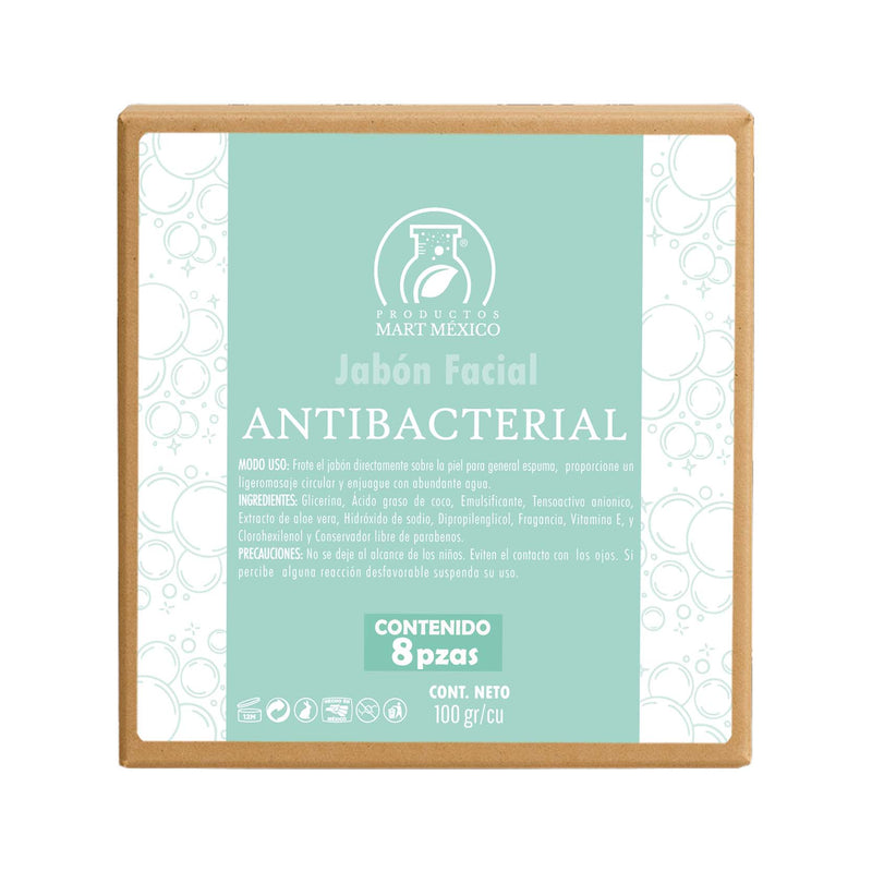Jabón antibacterial con aloe vera