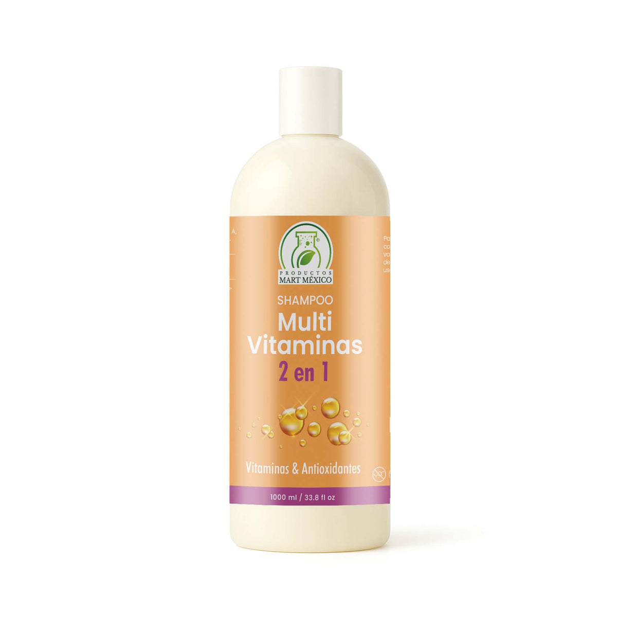 Shampoo capilar multivitaminas 2 en 1
