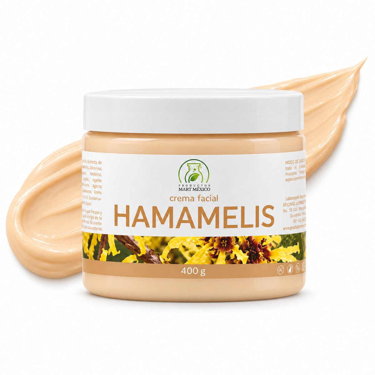 Crema corporal y facial hamamelis equilibra y suaviza