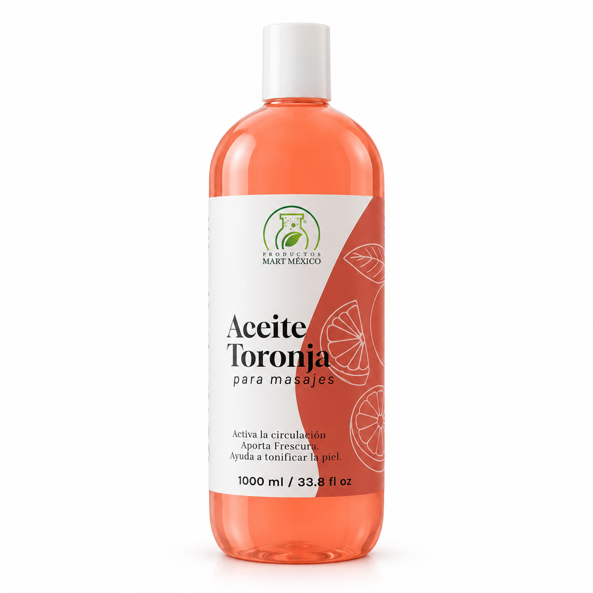 Aceite de toronja para masajes reafirmante