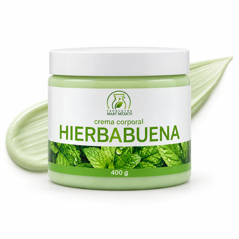Crema corporal y facial hierbabuena frescura e hidratación