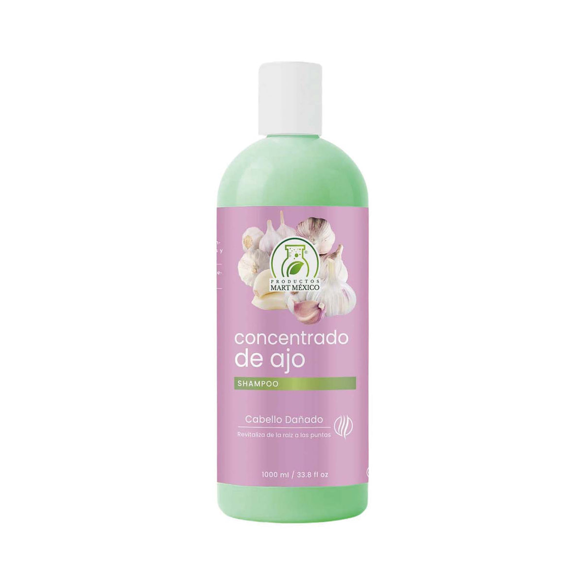 Shampoo capilar concentrado de ajo