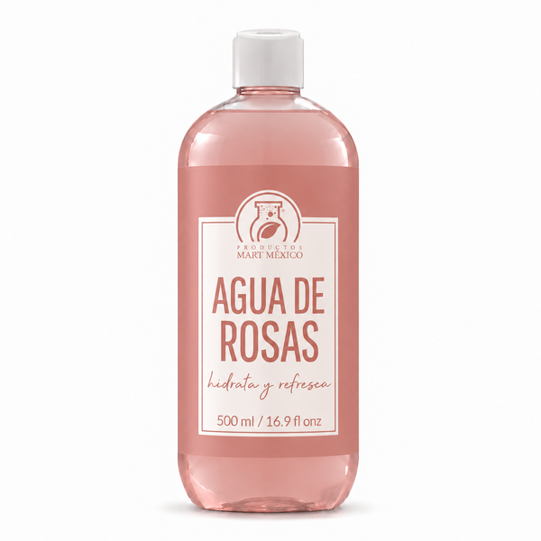 Agua de rosas refresca clásica 500 ml
