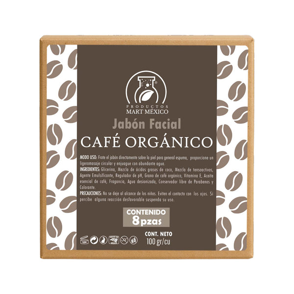 Jabón de café orgánico