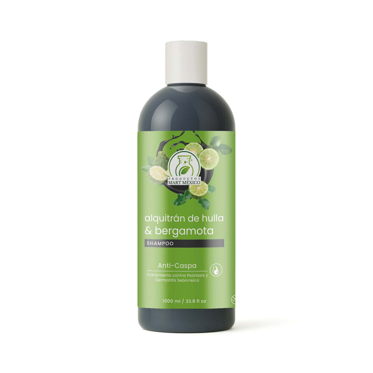Shampoo capilar alquitrán de hulla y bergamota