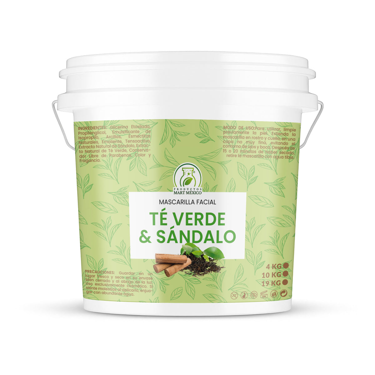 Mascarilla té verde y sándalo disminuye impurezas