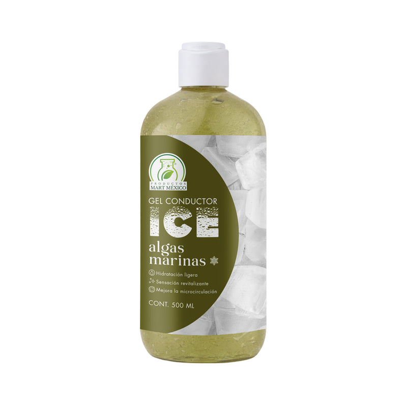 Gel conductor ice algas marinas cavitación efecto frío
