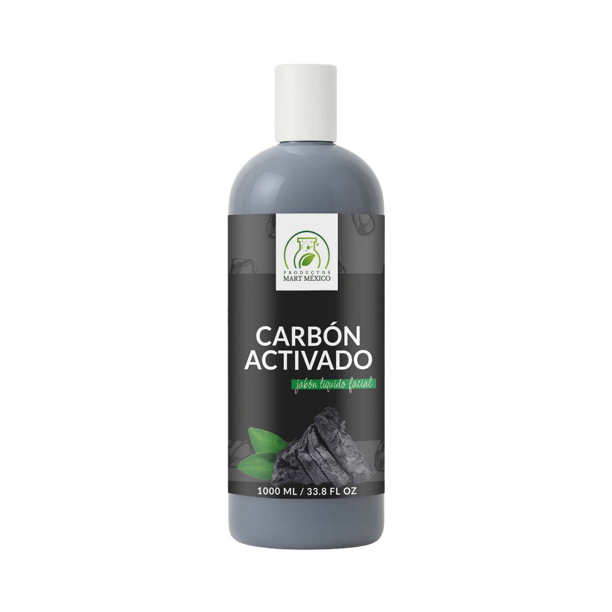 Jabón líquido facial de carbón activado elimina impurezas