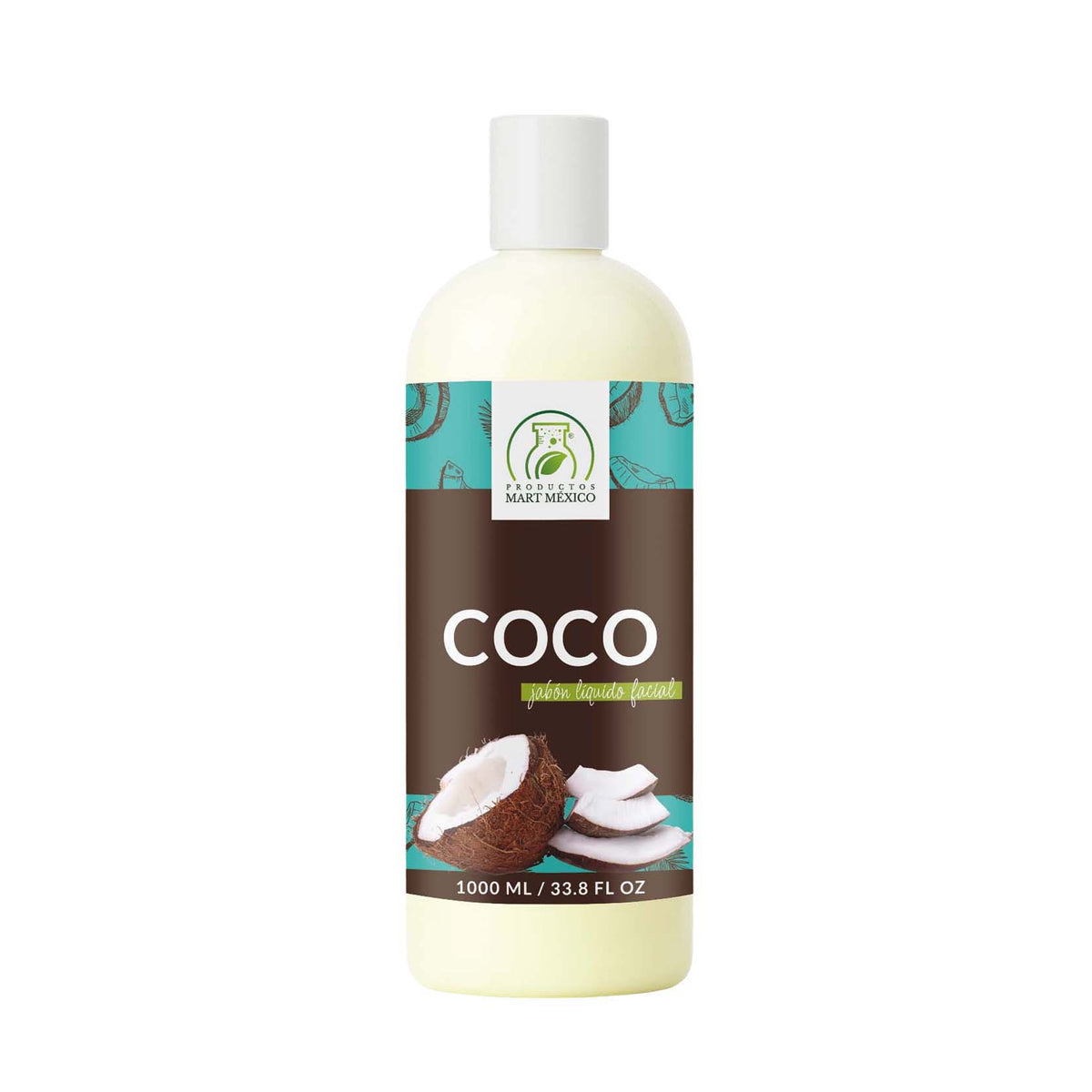 Jabón facial de coco piel hidratada