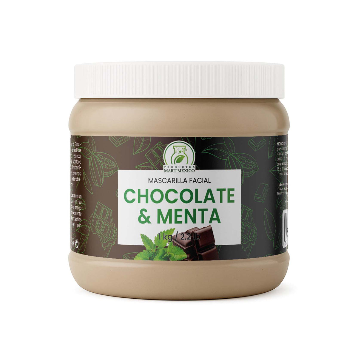 Mascarilla de chocolate y menta antioxidante
