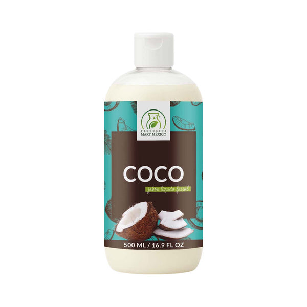 Jabón facial de coco piel hidratada