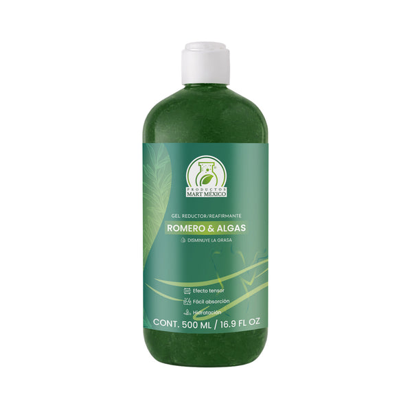 Gel reductor con extracto de romero y algas marinas