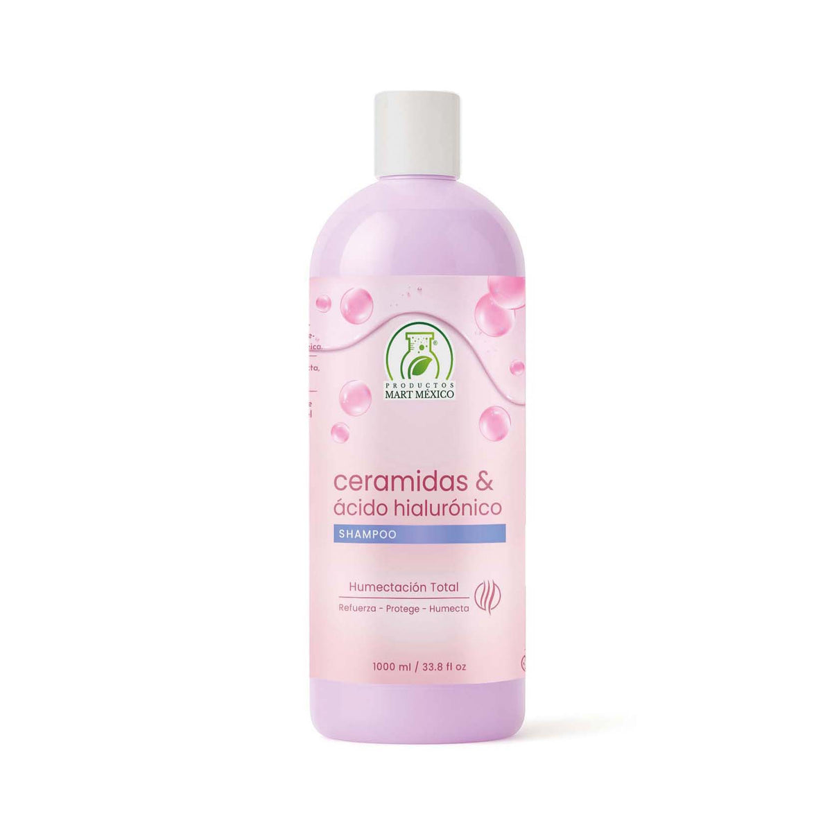 Shampoo capilar de ceramidas y ácido hialurónico