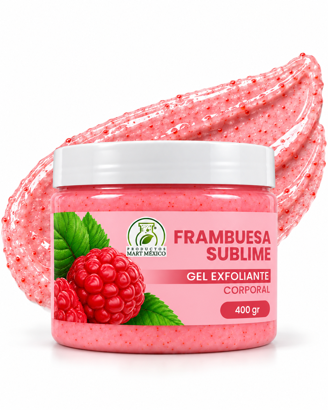 Gel exfoliante frambuesa sublime suavidad y luminosidad