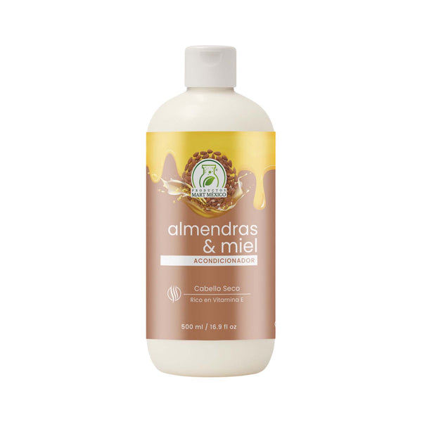 Acondicionador de almendras dulces y miel orgánica