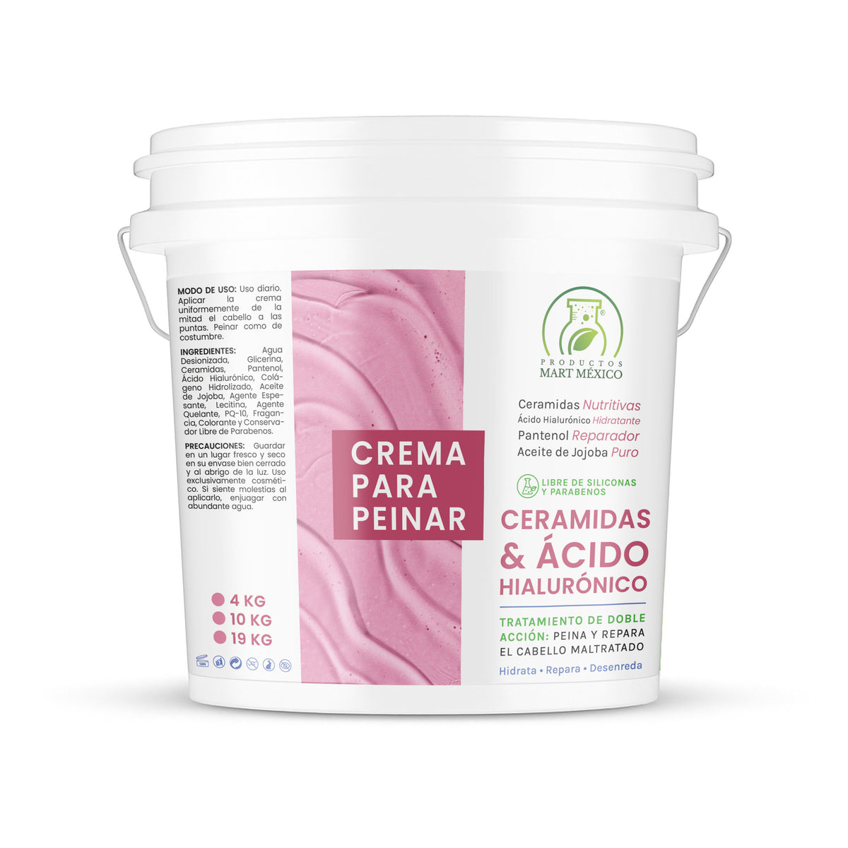 Crema capilar de ceramidas y ácido hialurónico