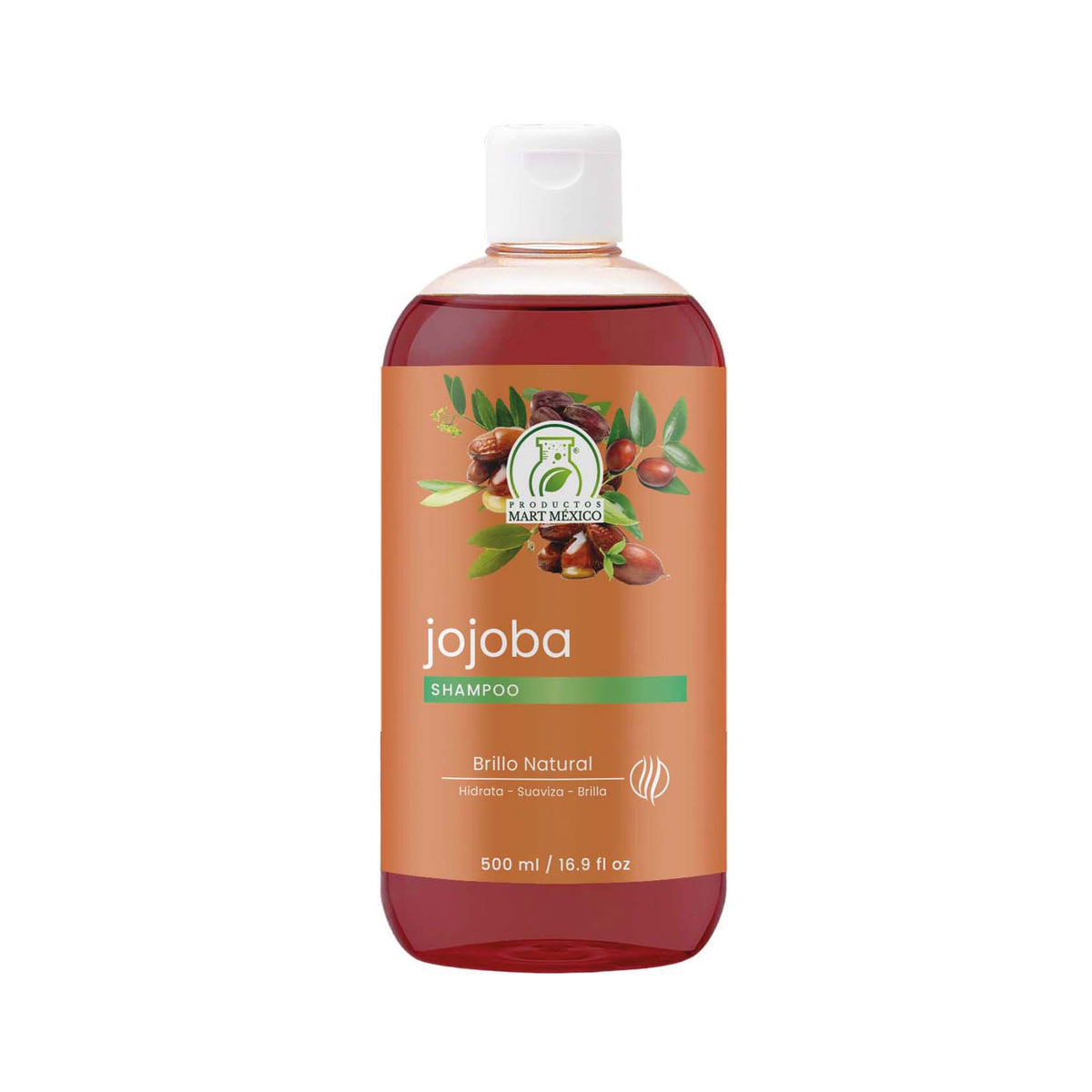 Shampoo de jojoba cabello con brillo