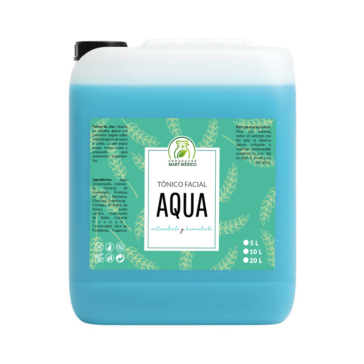 Tónico facial de aqua