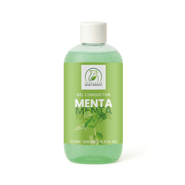 Gel conductor de menta aparatología