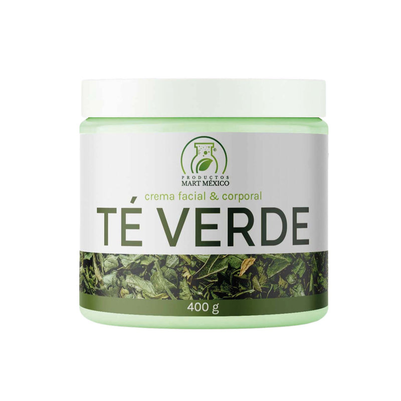 Crema facial y corporal de té verde para piel grasa