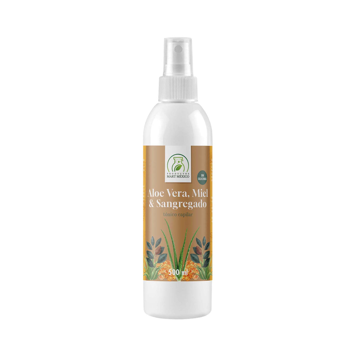 Tónico capilar de sangregado, aloe vera y miel
