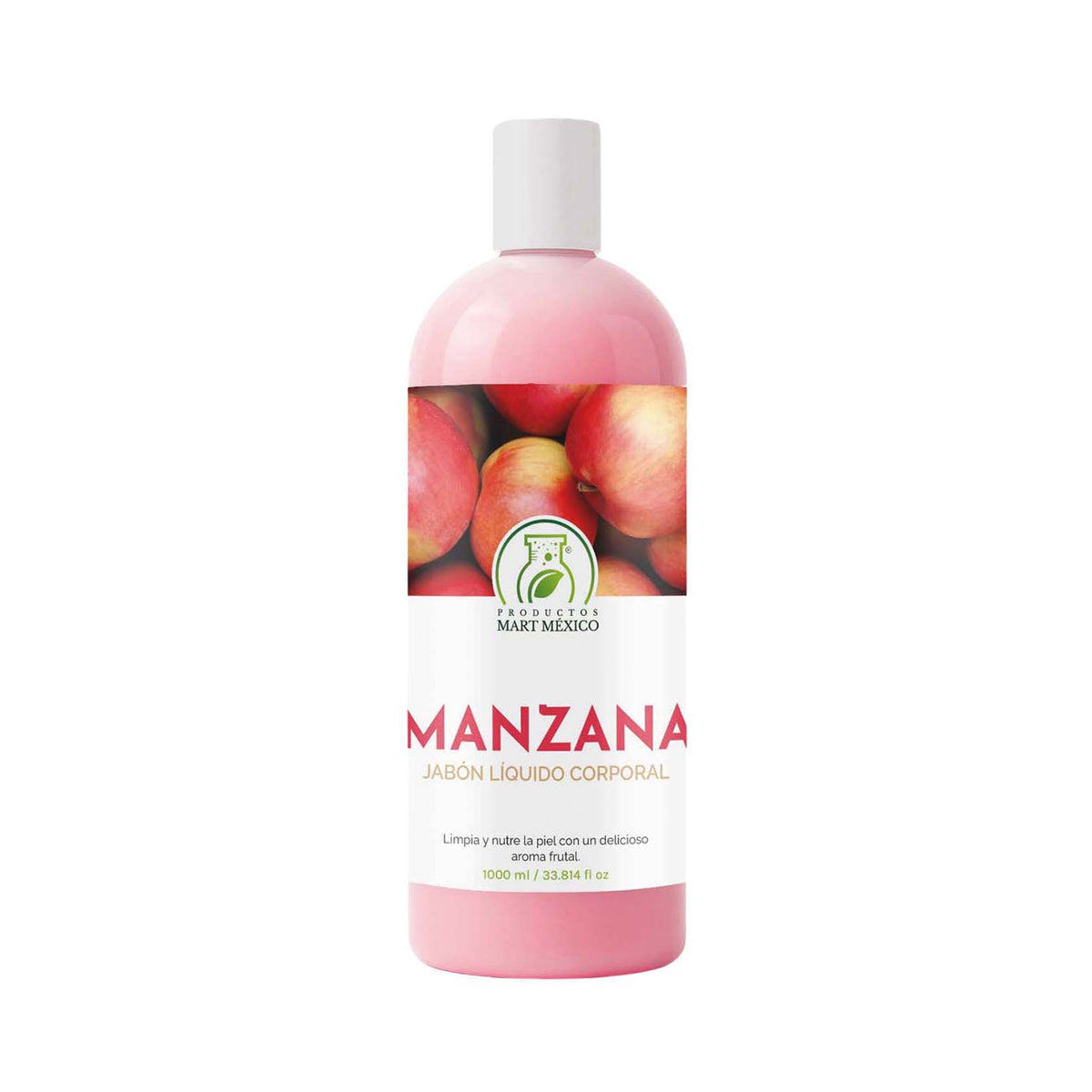Jabón líquido corporal de manzana